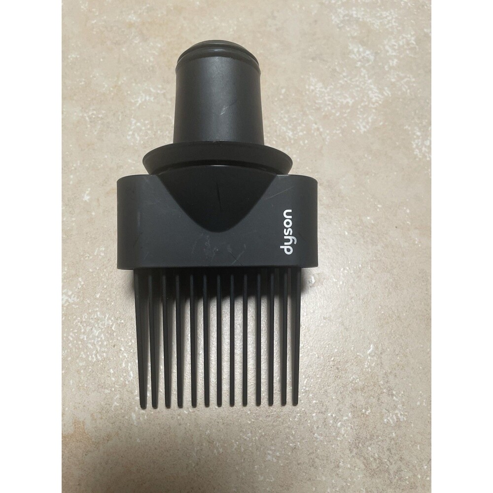 Dyson Wide Tooth Comb Attachment (Iron) for Dyson Supersonic Hair Dryers- Black